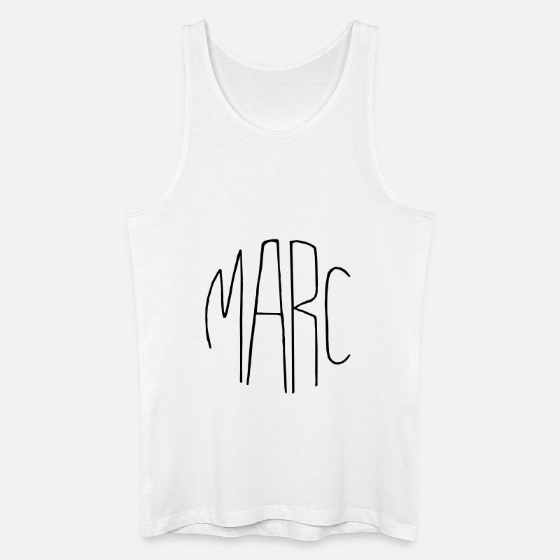 Marc - Männer Bio Tank Top - Weiß