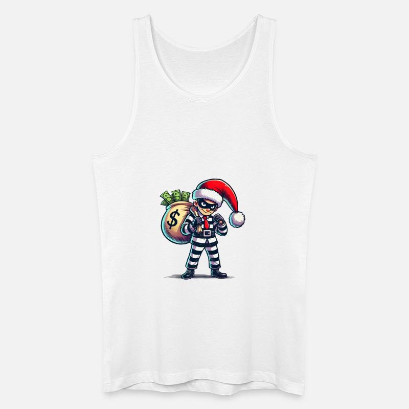 räuber weihnachten - Männer Bio Tank Top - Weiß