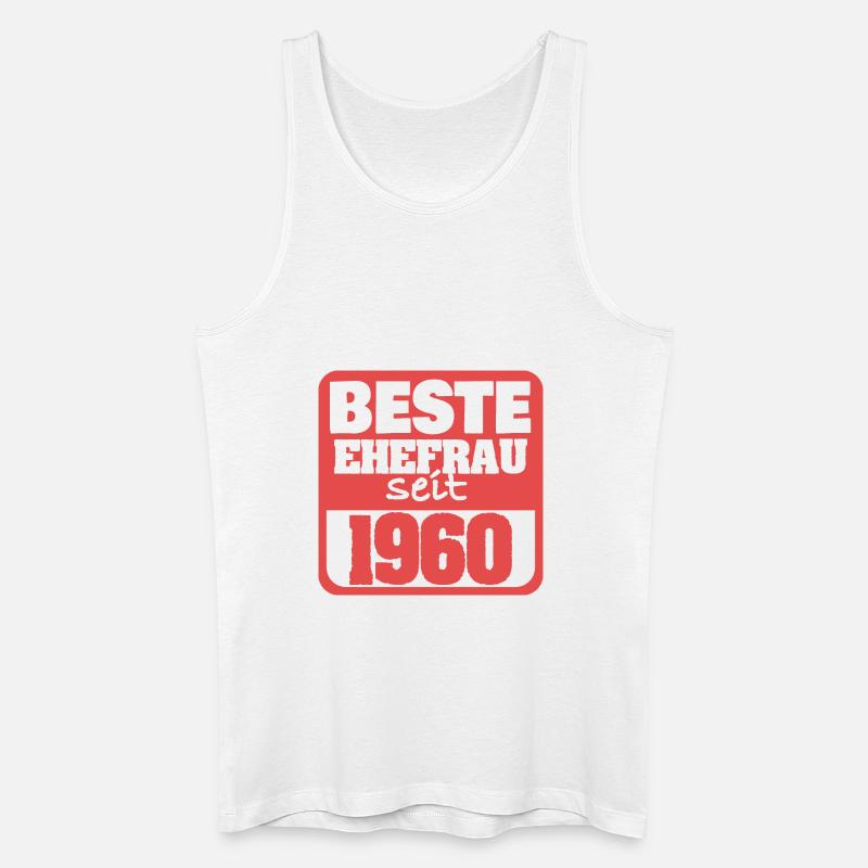 Frau 1960 - Männer Bio Tank Top - Weiß
