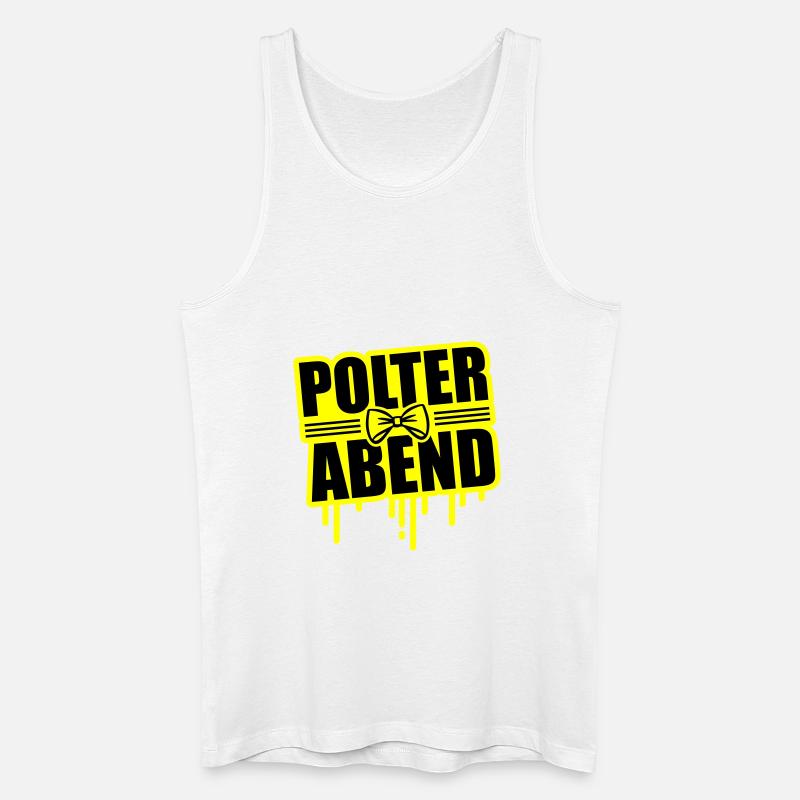 Polterabend Junggesellenabschied - Männer Bio Tank Top - Weiß