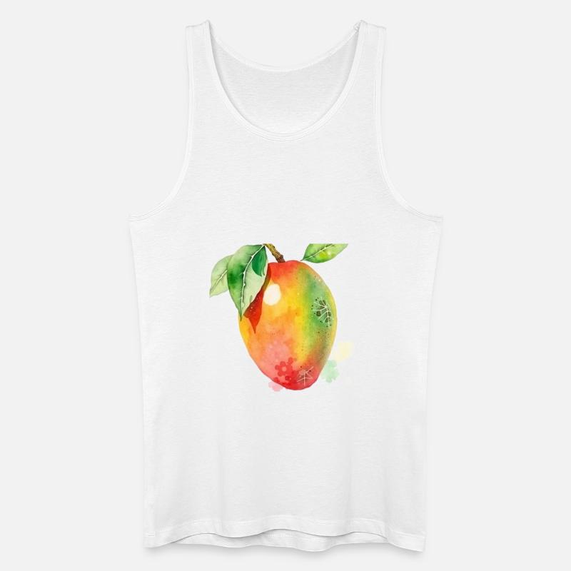 Mango - Männer Bio Tank Top - Weiß
