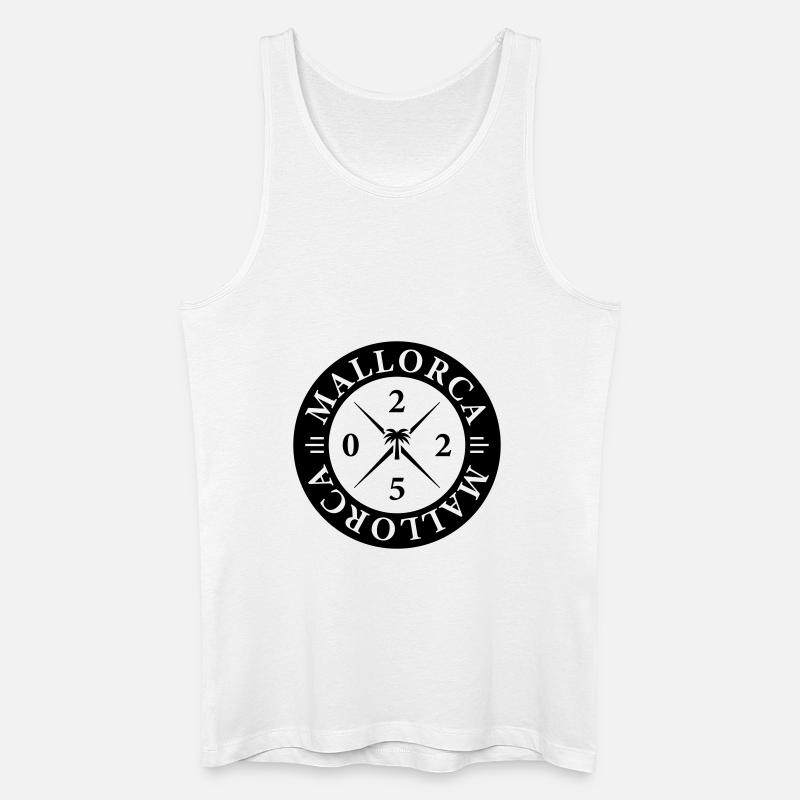 Mallorca 2025 - Männer Bio Tank Top - Weiß