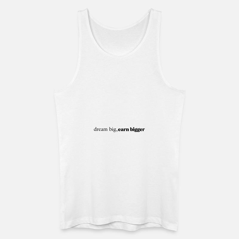 Rich motivation - Männer Bio Tank Top - Weiß