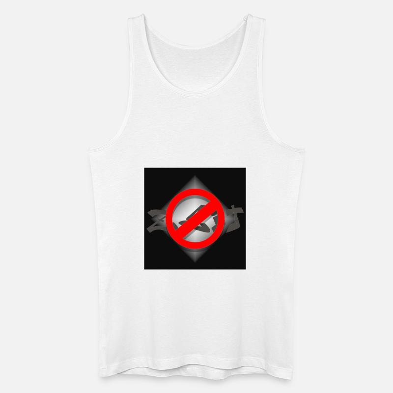 Zeit - Männer Bio Tank Top - Weiß
