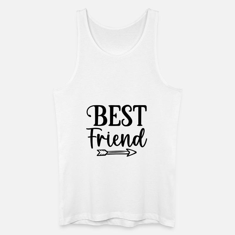 Bester Freund Hund - Männer Bio Tank Top - Weiß