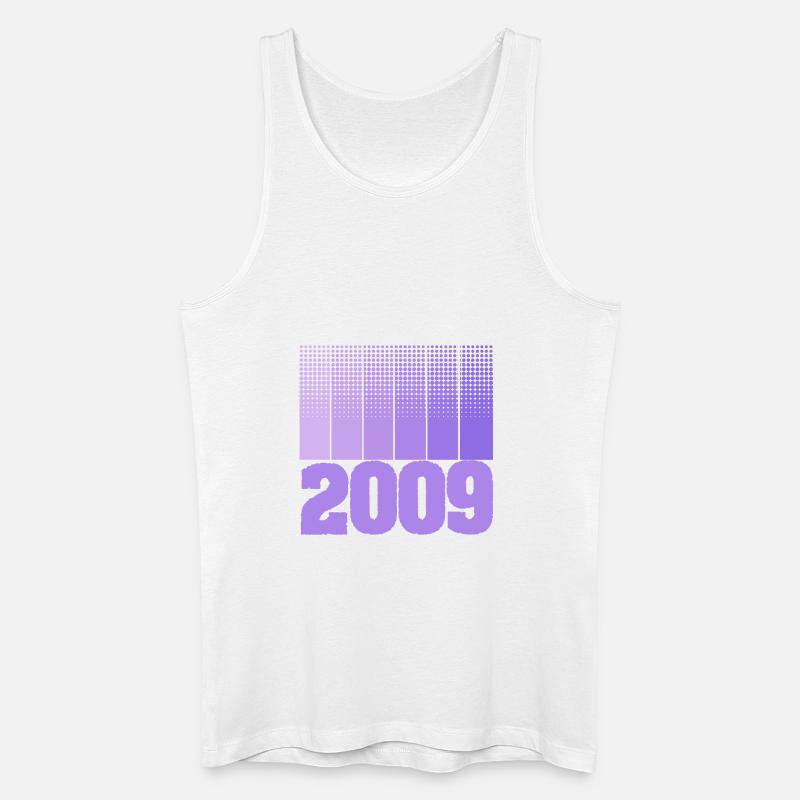 2009 - Männer Bio Tank Top - Weiß