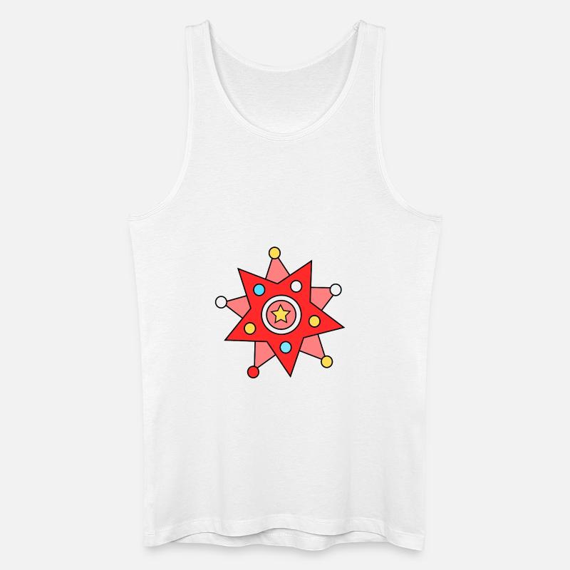 Stars different - Männer Bio Tank Top - Weiß