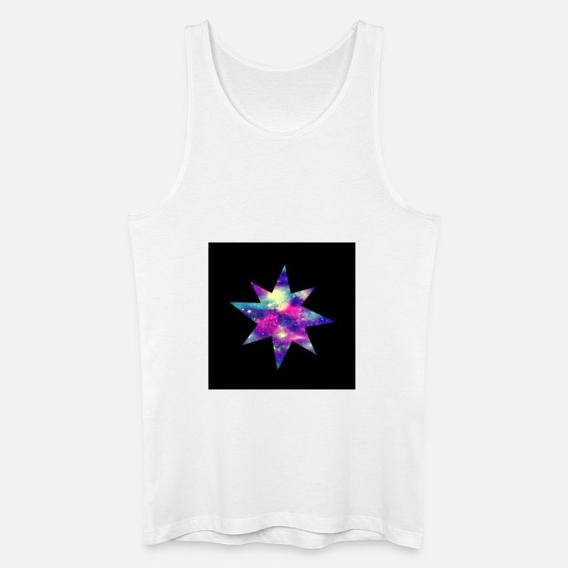 Stellarix I - Männer Bio Tank Top - Weiß