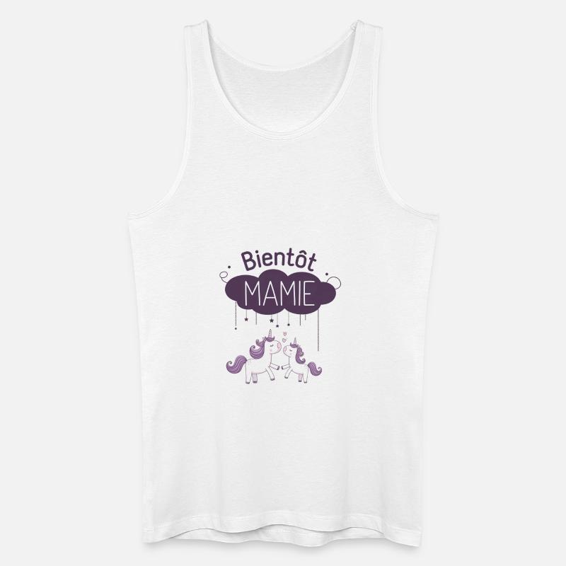 Bald Oma Zukünftige Großmutter - Männer Bio Tank Top - Weiß