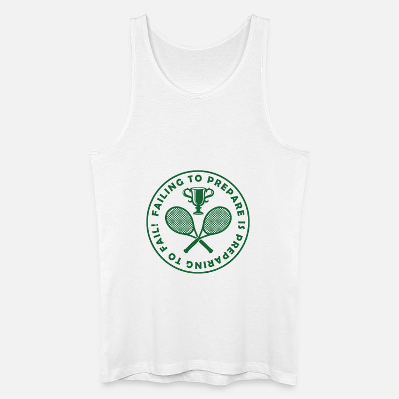 fail to prepare - Männer Bio Tank Top - Weiß