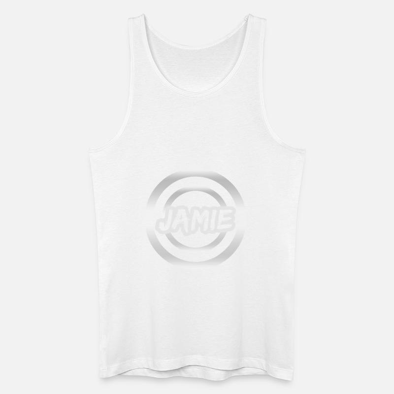 Geschenk Jamie - Männer Bio Tank Top - Weiß