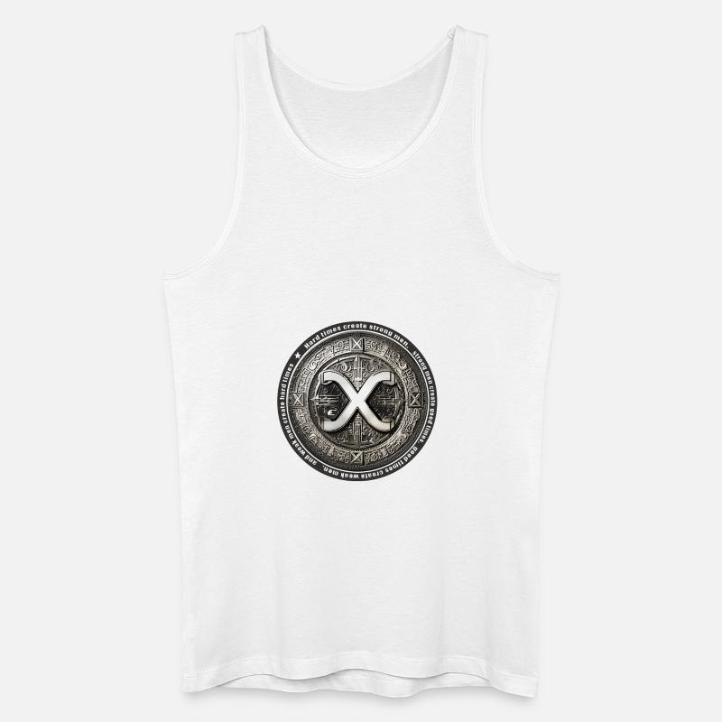 x coin - Männer Bio Tank Top - Weiß