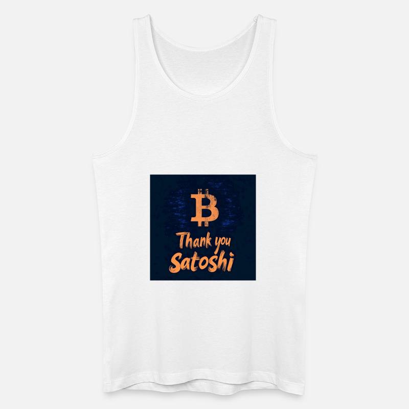 Bitcoin - Männer Bio Tank Top - Weiß
