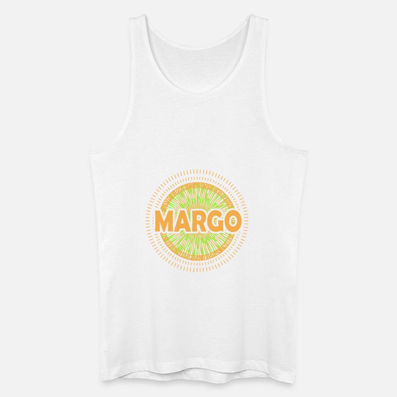 Margo as a gift idea - Men’s Organic Tank Top - white