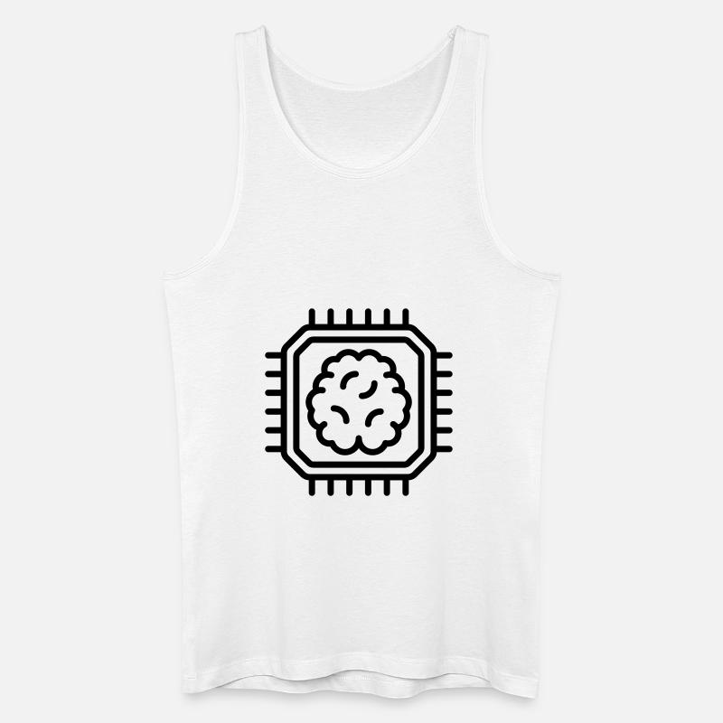Künstliche Intelligenz - Männer Bio Tank Top - Weiß