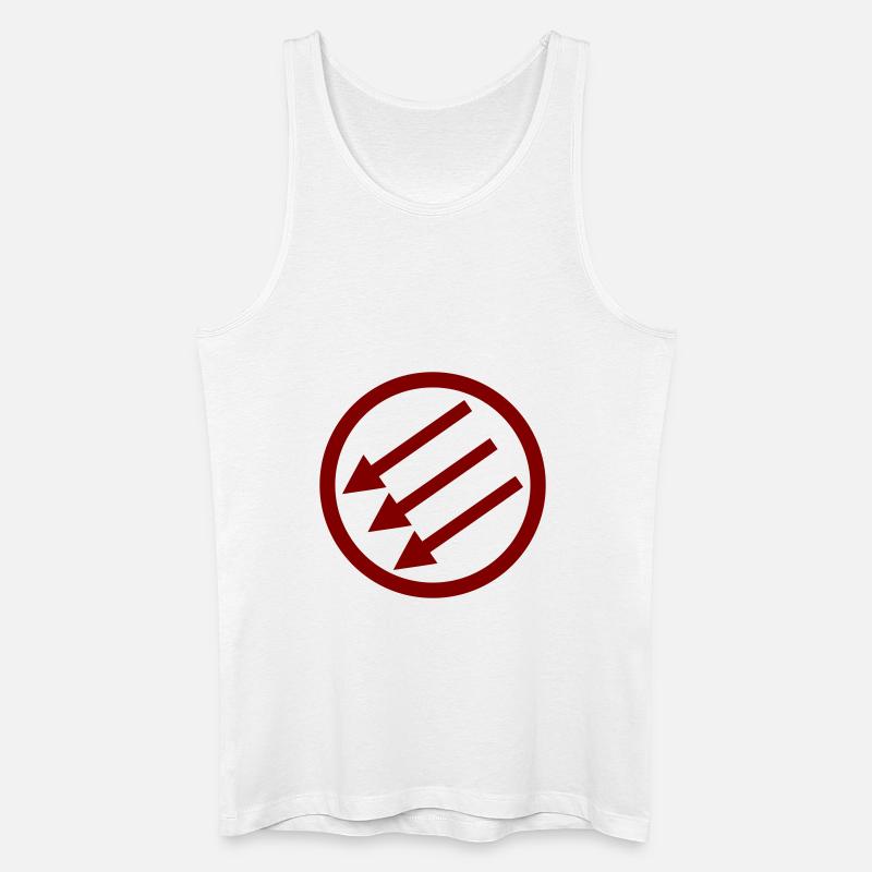 Järnfronten / Eiserne Front / Iron Front - Men’s Organic Tank Top - white