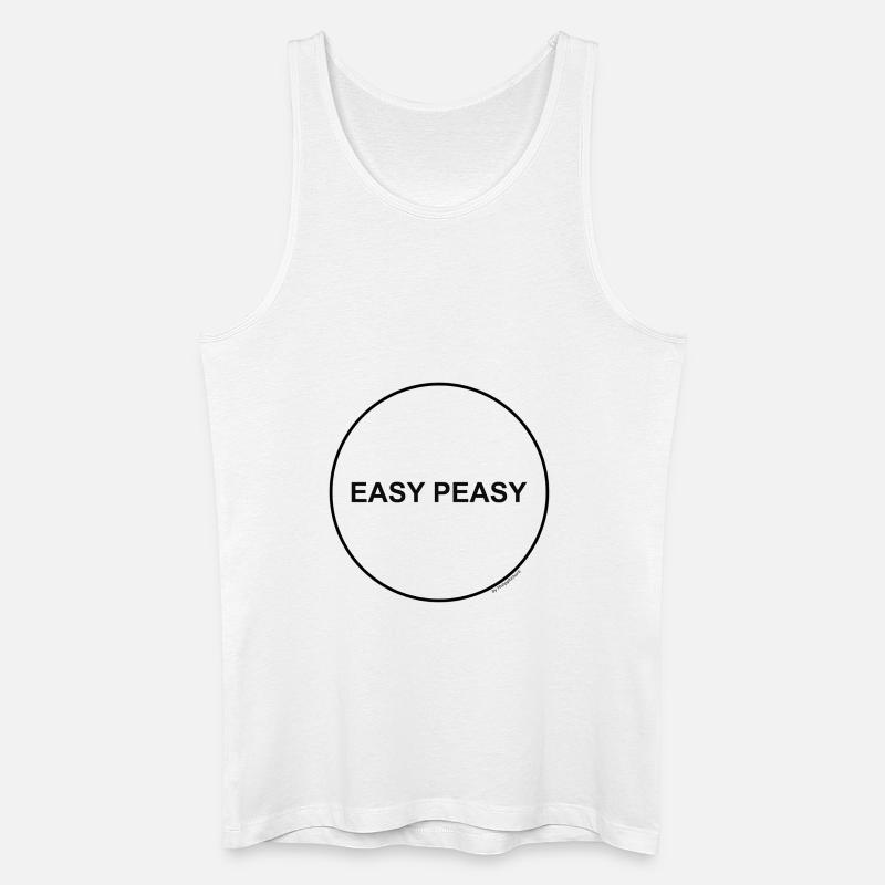Easy Peasy - Männer Bio Tank Top - Weiß