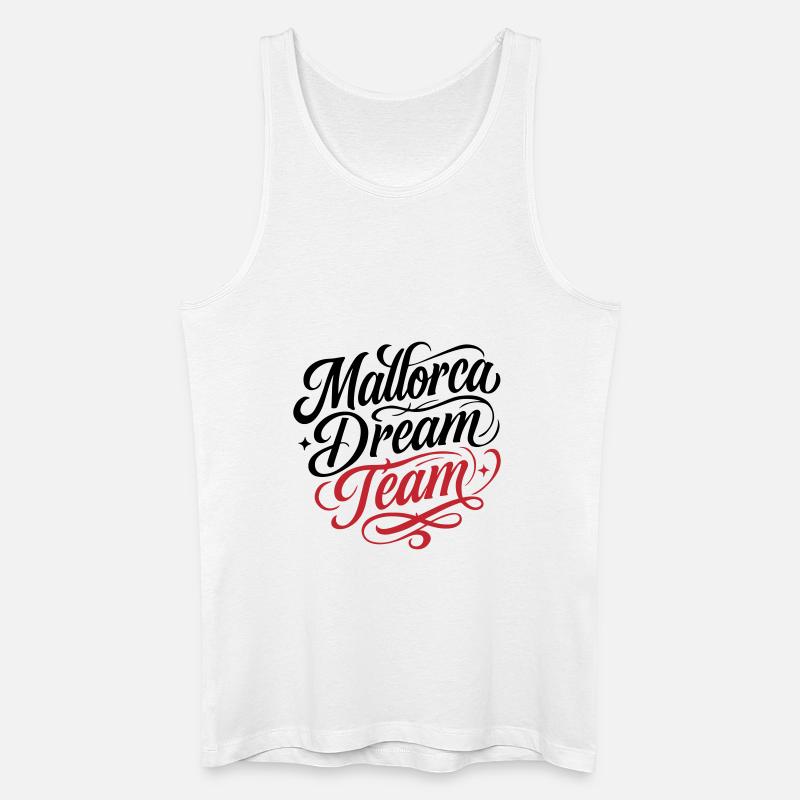Mallorca Dream Team - Männer Bio Tank Top - Weiß