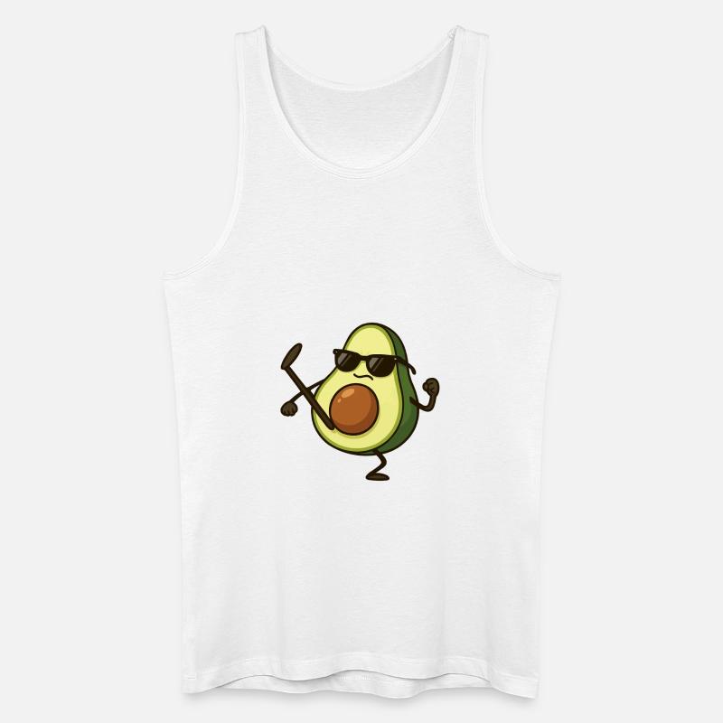 avocado karate - Männer Bio Tank Top - Weiß