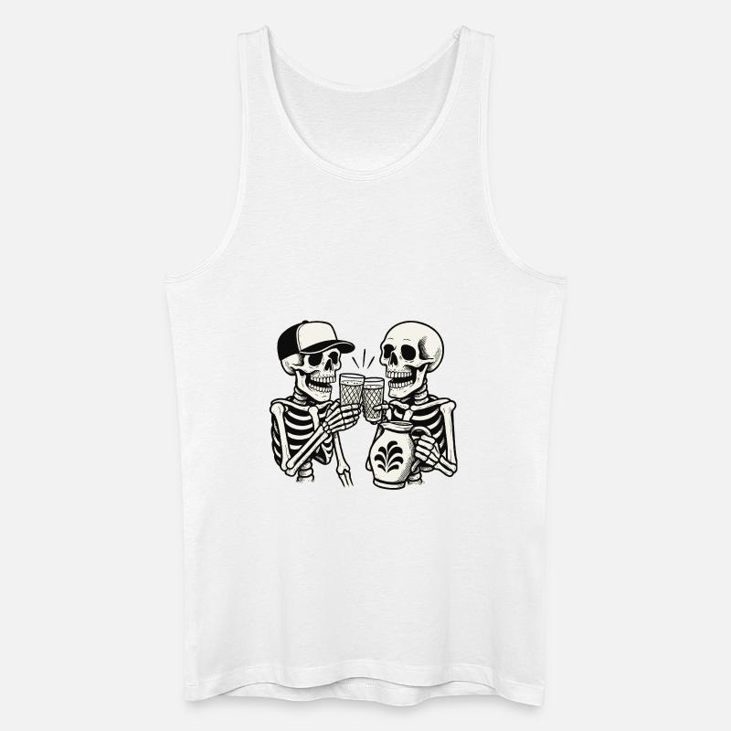 Bembel Buddys - Männer Bio Tank Top - Weiß