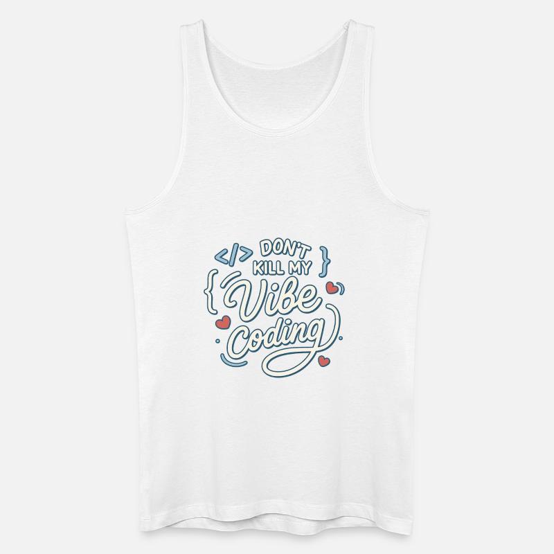 Vibe-Codierung - Männer Bio Tank Top - Weiß