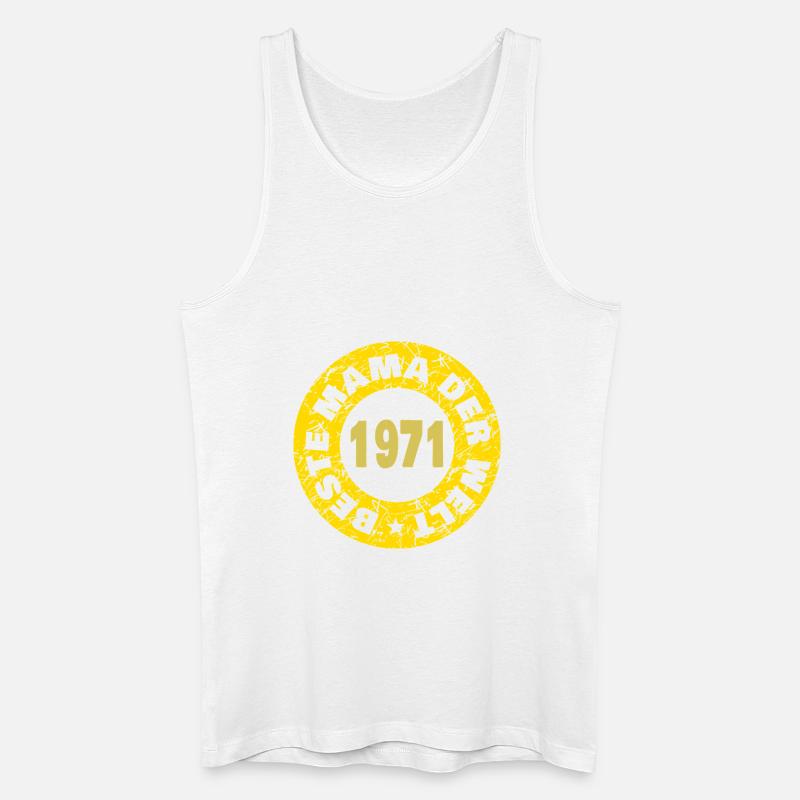 1971 1971 - Männer Bio Tank Top - Weiß