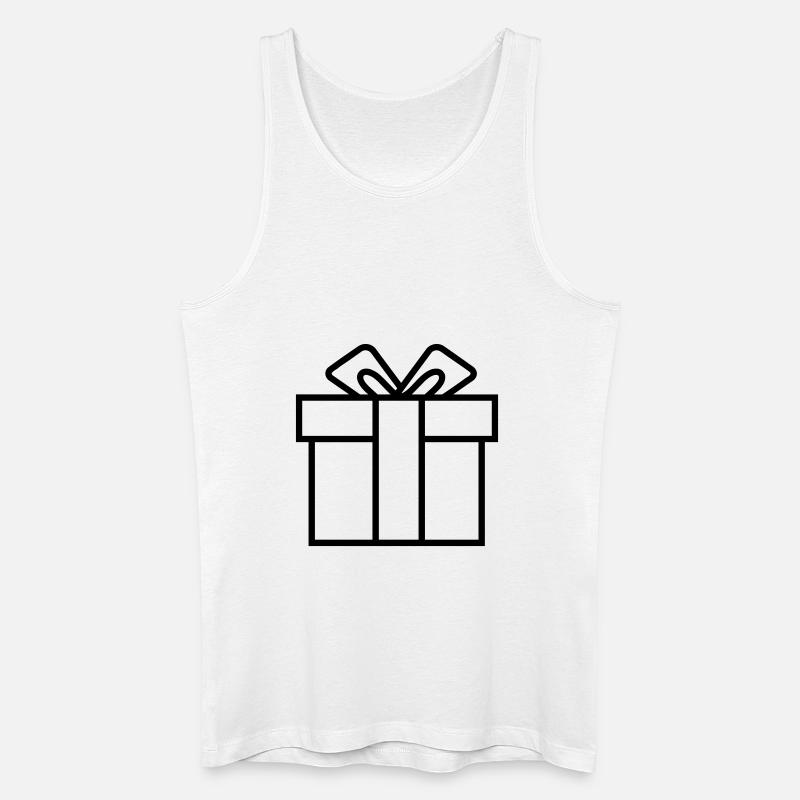 Geschenk - Bescherung - Weihnachten - Männer Bio Tank Top - Weiß