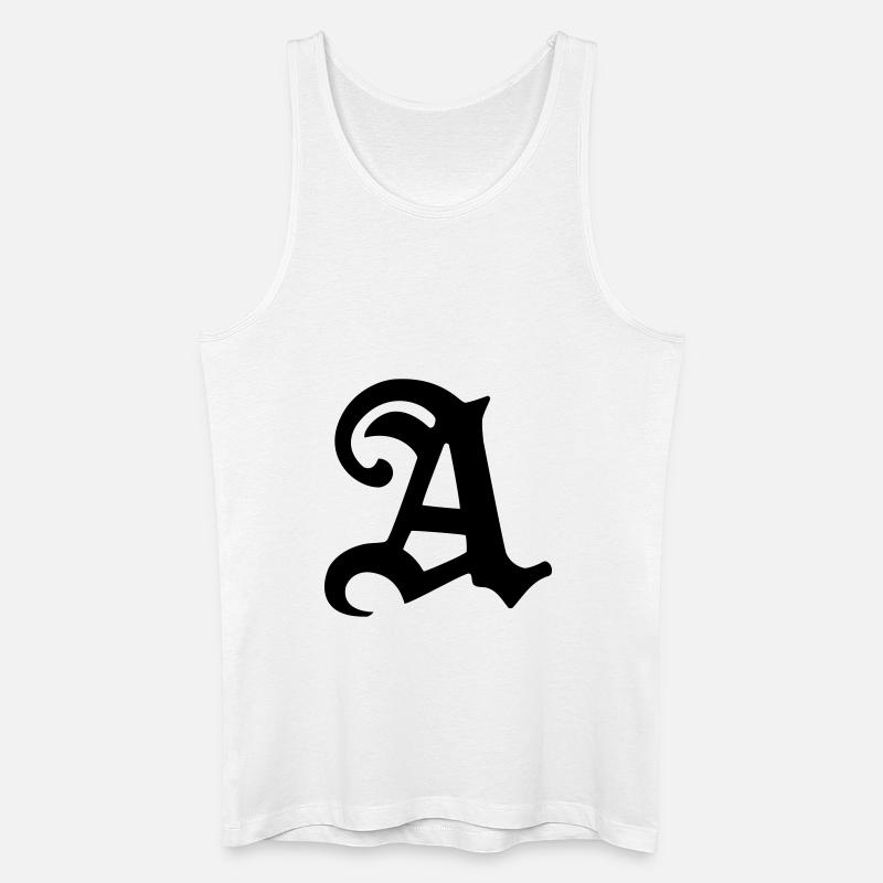 A - Männer Bio Tank Top - Weiß