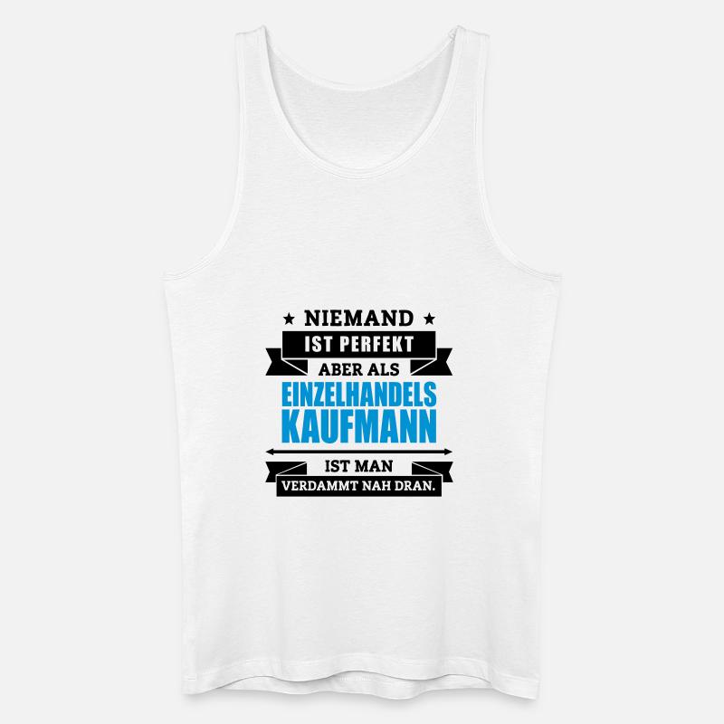 Fun Einzelhandelskaufmann - Männer Bio Tank Top - Weiß