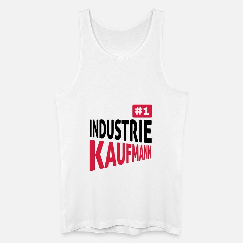 Industriekaufmann - Männer Bio Tank Top - Weiß