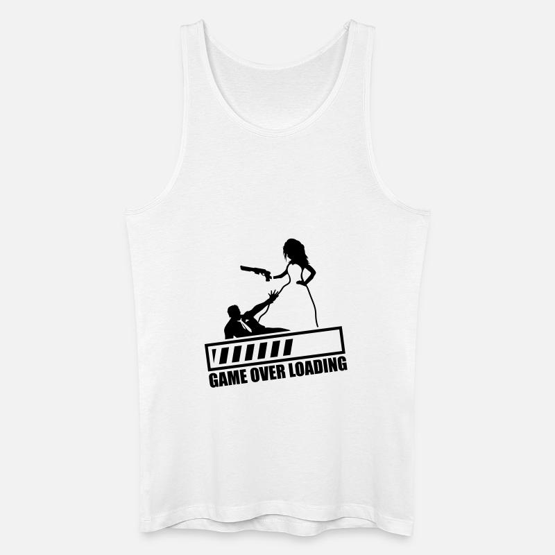 game_over_loading_fa1 - Men’s Organic Tank Top - white
