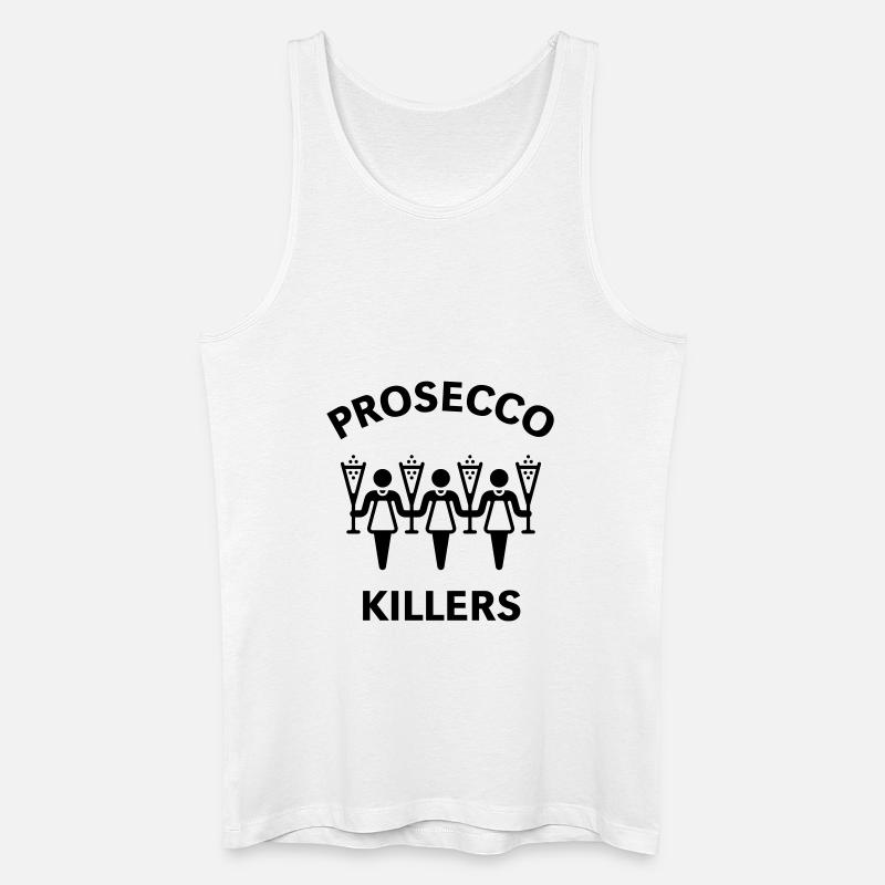 Prosecco Killers (Soirée des filles) - Débardeur bio Homme - blanc