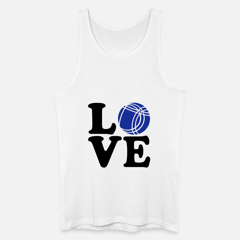 Boule - Männer Bio Tank Top - Weiß