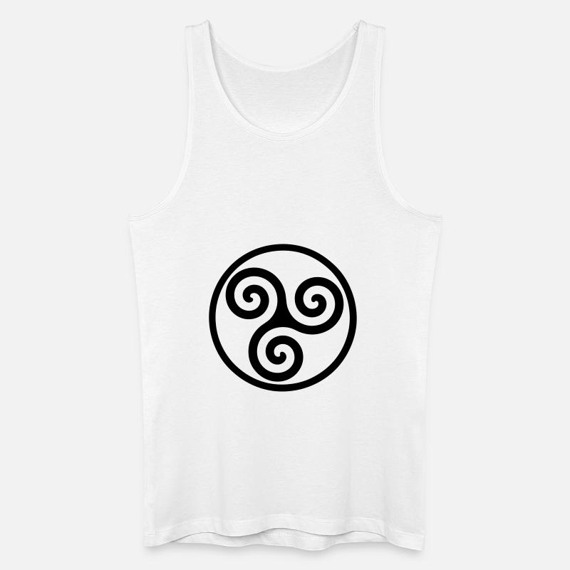 triskelion - Männer Bio Tank Top - Weiß