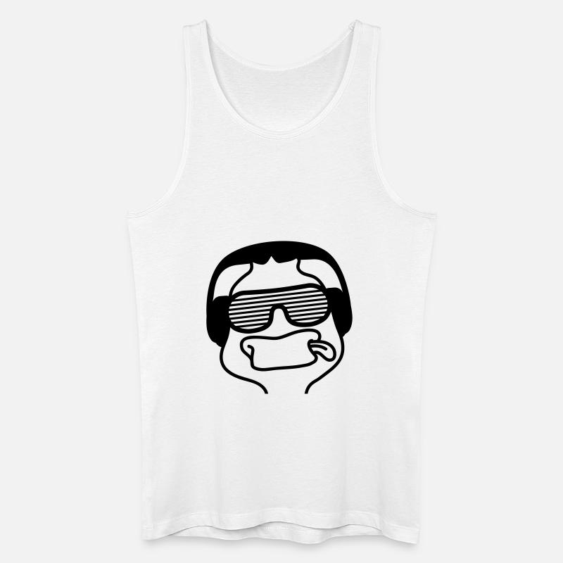 Party Duck - Männer Bio Tank Top - Weiß
