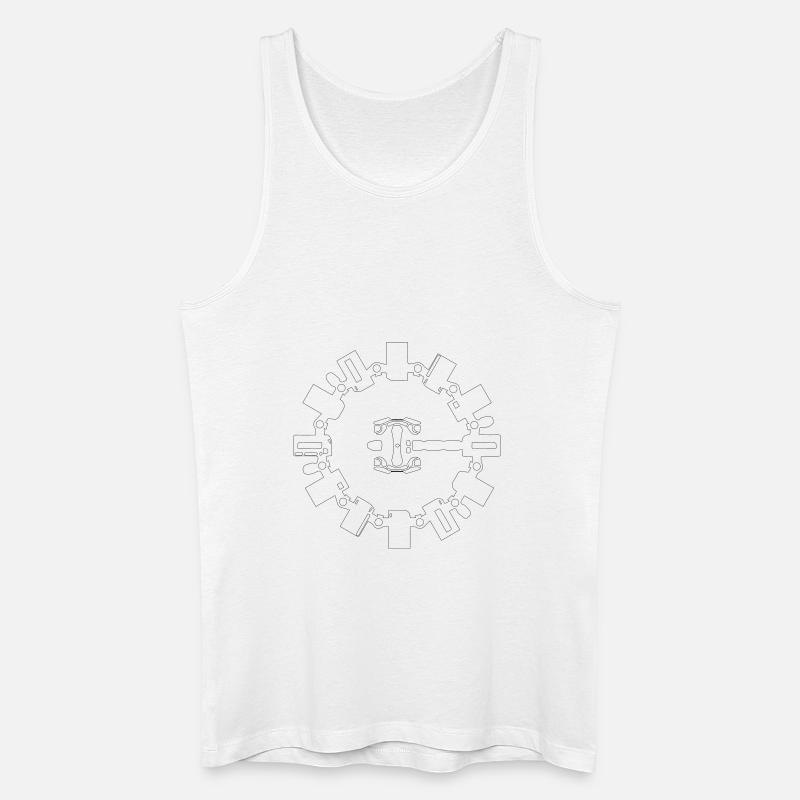 Interstellar_Endurance_w - Männer Bio Tank Top - Weiß