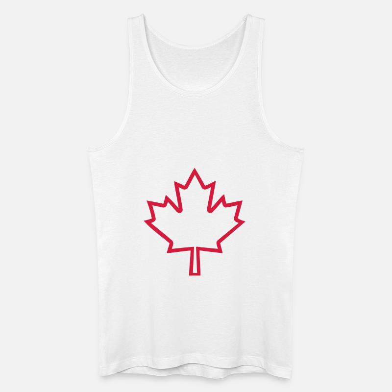 Kanada - Männer Bio Tank Top - Weiß
