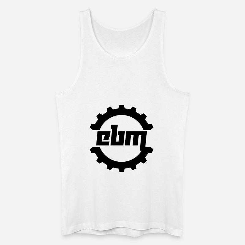 EBM (Vector) - Men’s Organic Tank Top - white