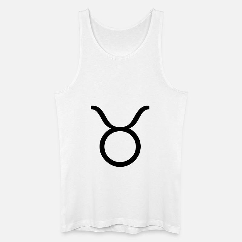 stier1 - Männer Bio Tank Top - Weiß