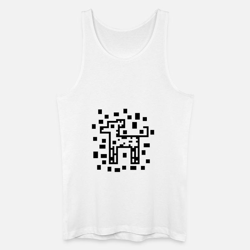 Dalmatinisches Muster - Männer Bio Tank Top - Weiß