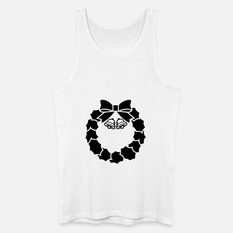 kranz glocken 001 - Männer Bio Tank Top - Weiß