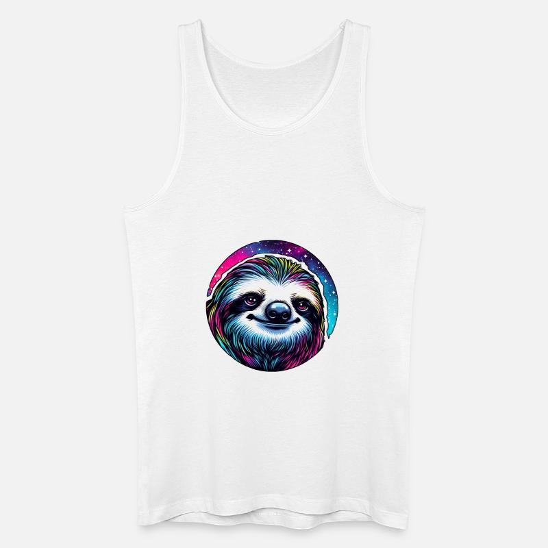 Kosmische Trägheit - Männer Bio Tank Top - Weiß