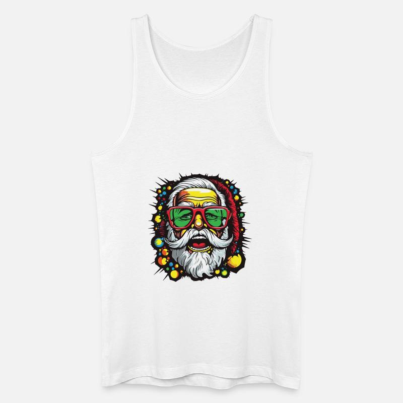 santa weihnachtsmann - Männer Bio Tank Top - Weiß