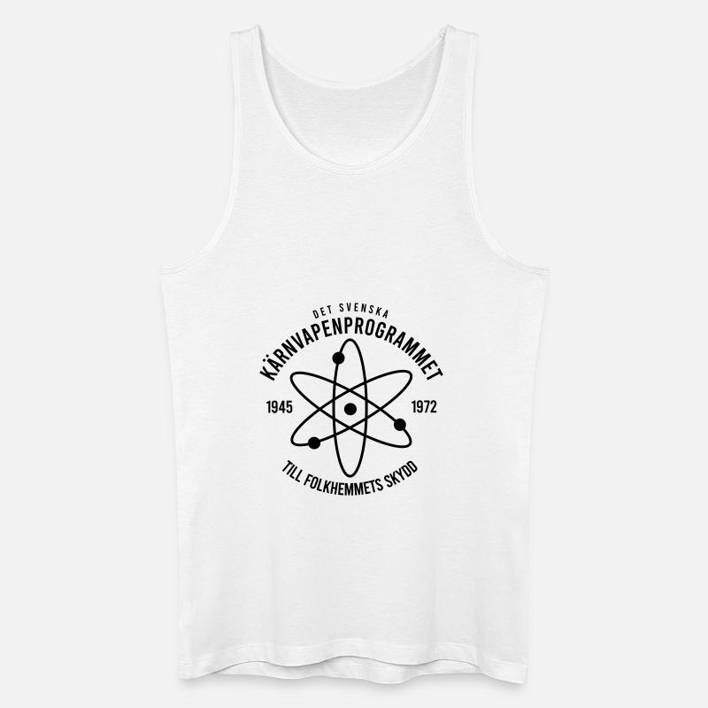 Das schwedische Atomwaffenprogramm - Männer Bio Tank Top - Weiß