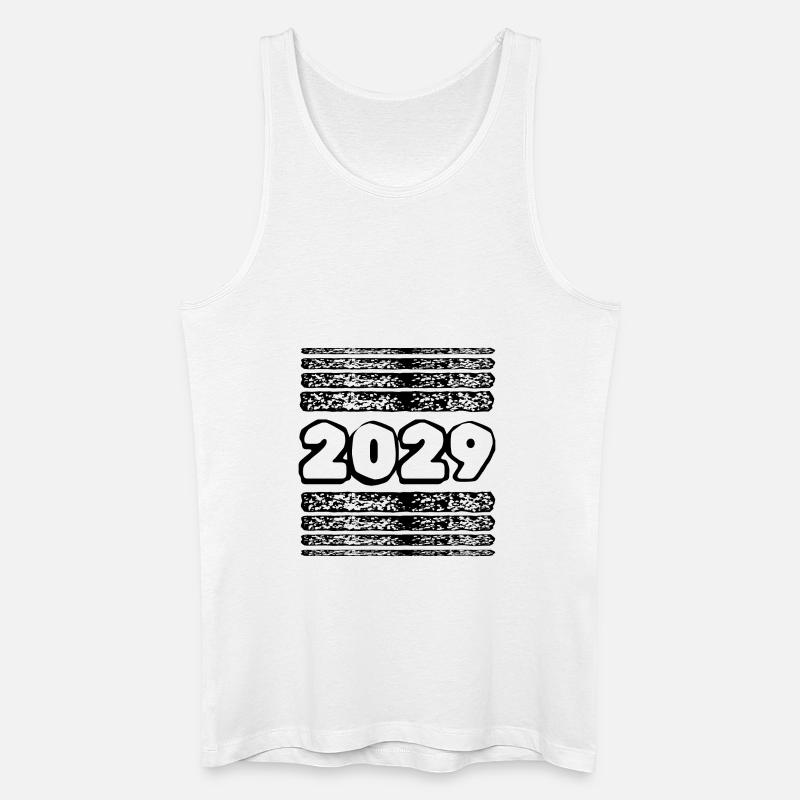 2029 - Männer Bio Tank Top - Weiß