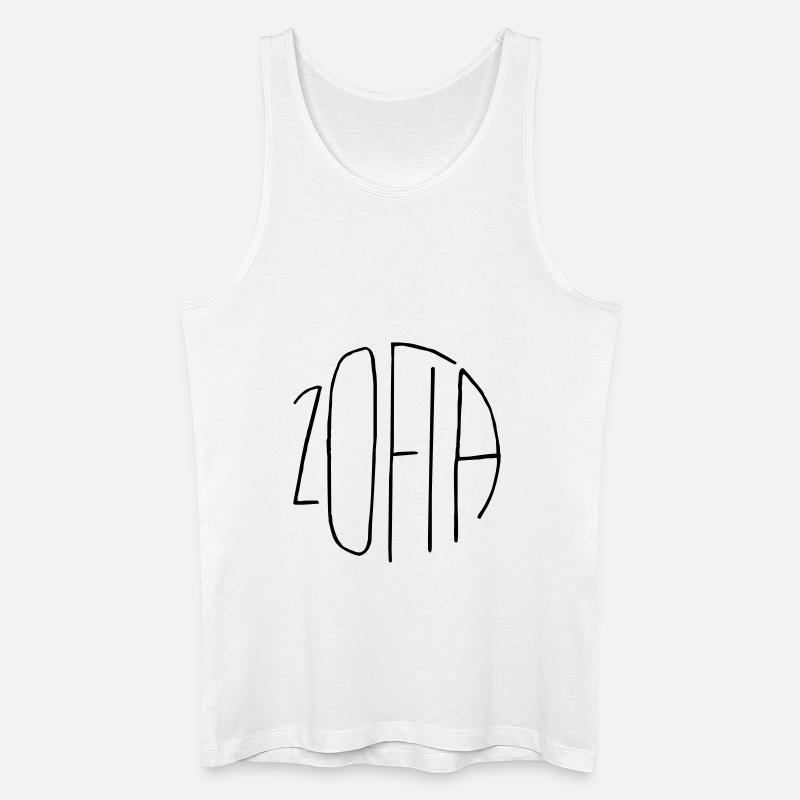 Zofia - Männer Bio Tank Top - Weiß