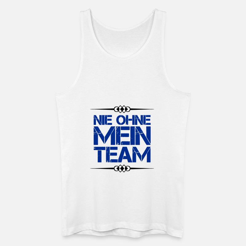 Mein Team - Männer Bio Tank Top - Weiß