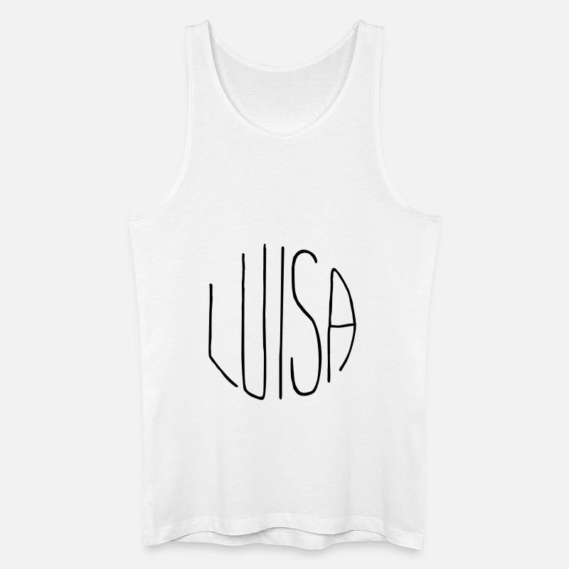 Luisa - Männer Bio Tank Top - Weiß