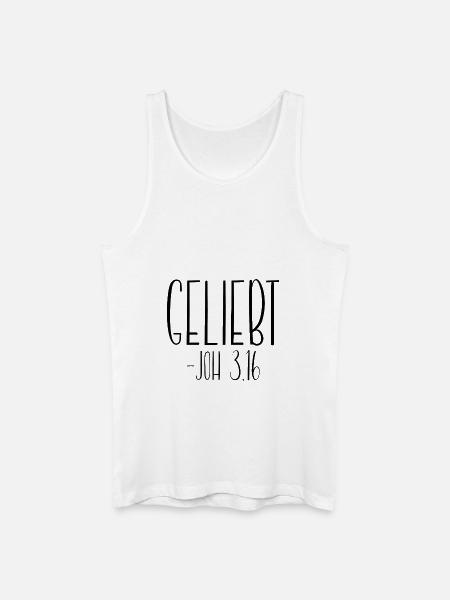 beloved - Men’s Organic Tank Top - white