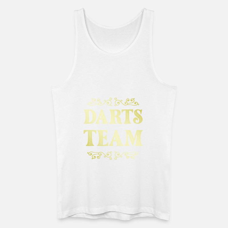 Darts Team - Männer Bio Tank Top - Weiß